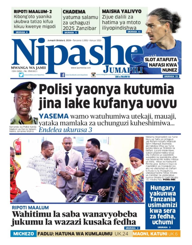 HABARI MOTO MOTO KATIKA MAGAZETI YA LEO OKTOBA 6,202