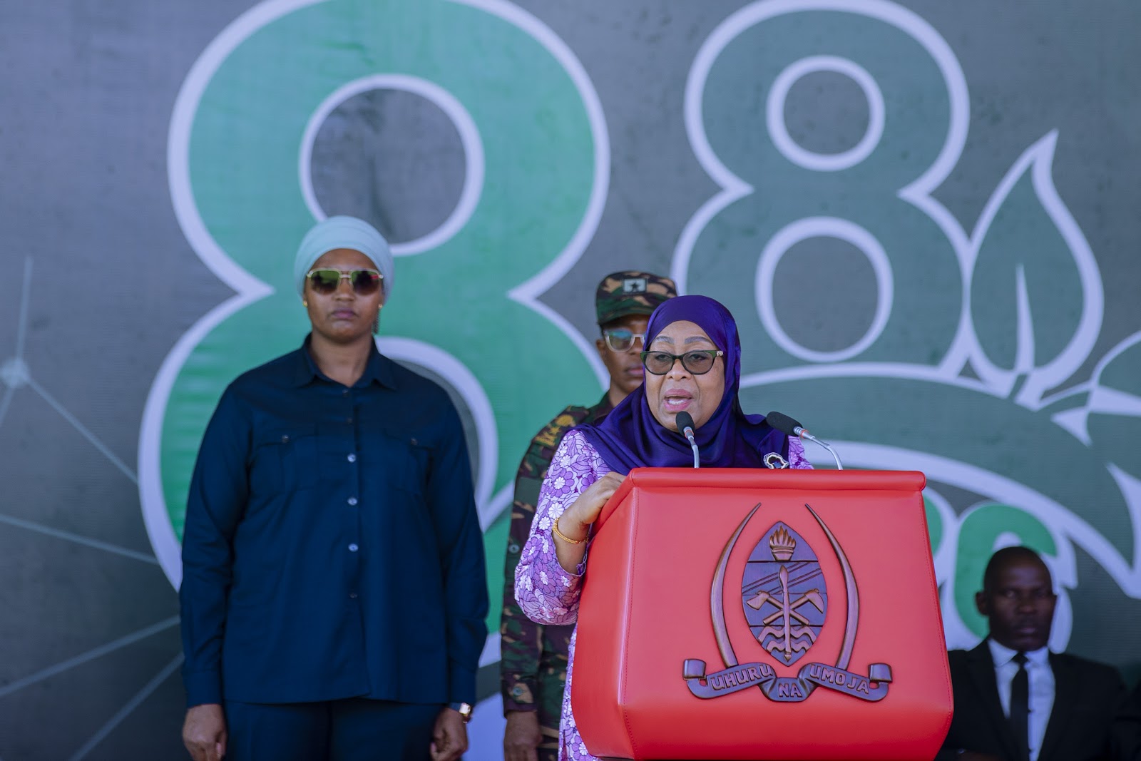 RAIS SAMIA AHUTUBIA KILELE CHA MAADHIMISHO YA SIKUKUU YA WAKULIMA NANENANE KITAIFA JIJINI DODOMA